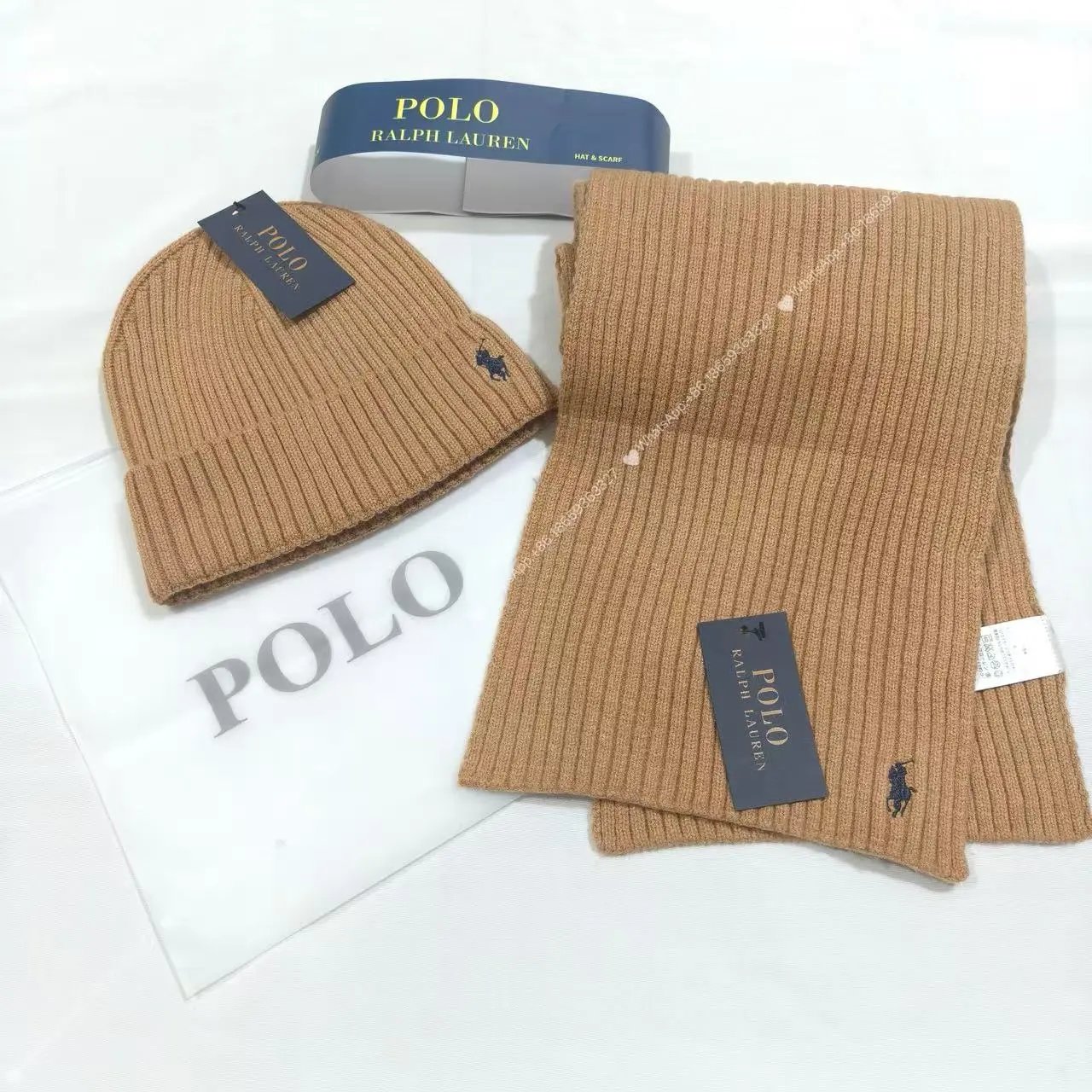 Luxus Mütze-Schal Set