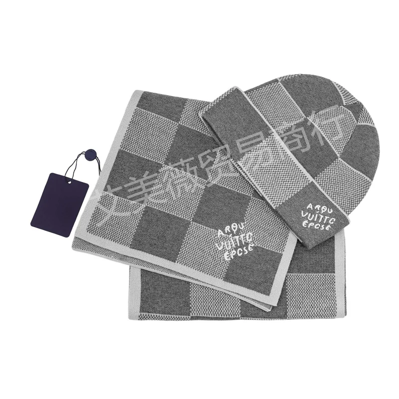 Luxus Mütze-Schal Set