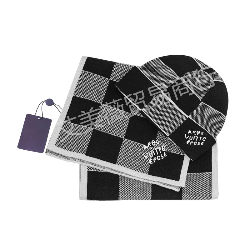 Luxus Mütze-Schal Set