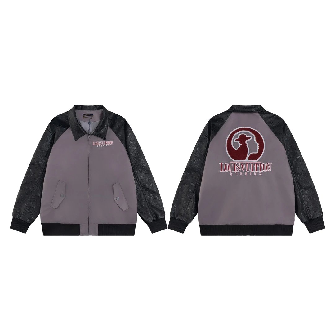 Lv College Jacken Leather