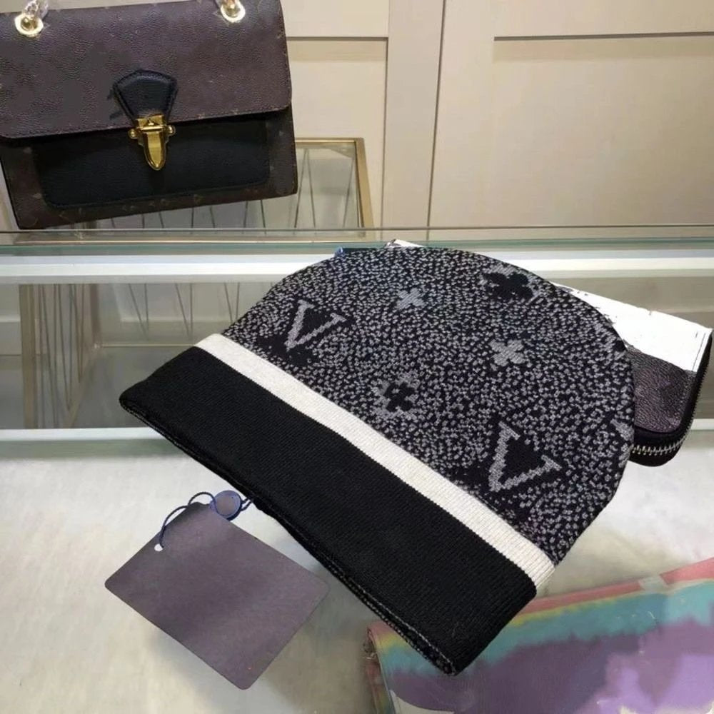 Luxus Mütze-Schal Set