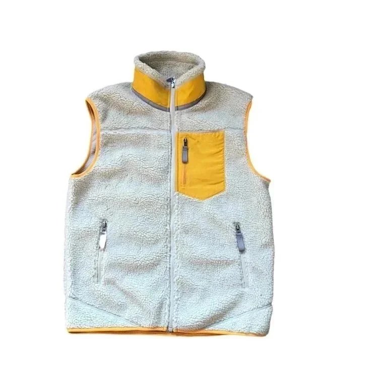 Outdoor knitted fleece hooded cardigan composite fabric for couples